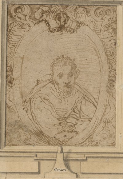 Autoportrait, vers 1580 - Annibale Carracci