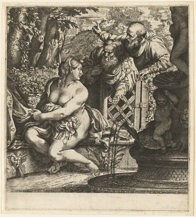 Suzanne et les vieillards - Annibale Carracci
