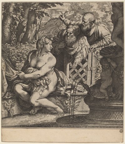 Suzanne et les vieillards - Annibale Carracci