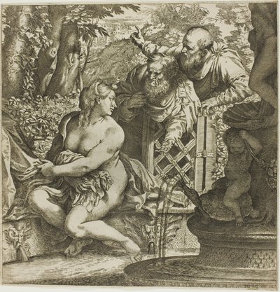 Suzanne et les vieillards - Annibale Carracci