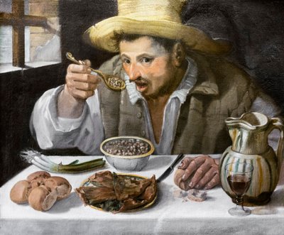 Le Mangeur de haricots - Annibale Carracci