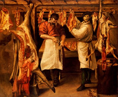La Boucherie - Annibale Carracci