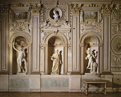 La Galerie de Carracci, (détail) - Annibale Carracci