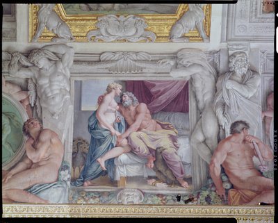 La Galerie de Carracci, (détail) - Annibale Carracci