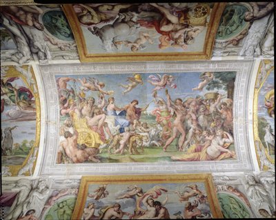 La Galerie de Carracci, (détail) - Annibale Carracci