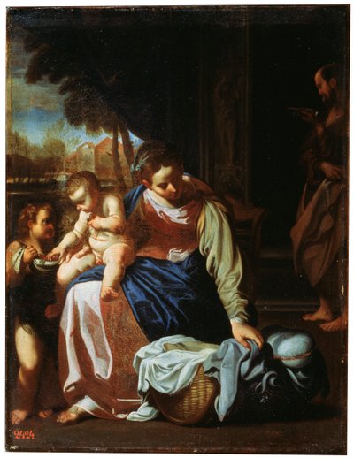 La Sainte Famille, fin du 16e ou début du 17e siècle - Annibale Carracci