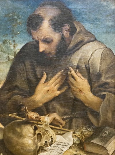 Le Pénitent Saint François, vers 1585 - Annibale Carracci