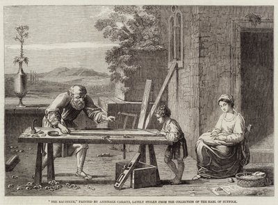 Le Raboteur - Annibale Carracci