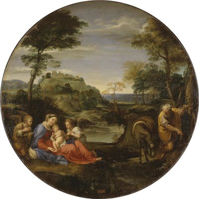 Le reste sur La fuite en Égypte - Annibale Carracci