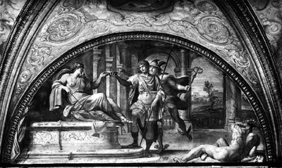 Ulysse et Circé, lunette de la 