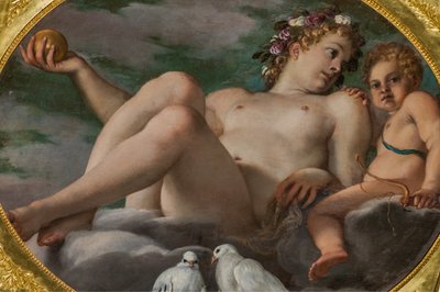 Vénus et Cupidon (détail) - Annibale Carracci