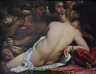 Vénus, deux satyres et Cupidon - Annibale Carracci