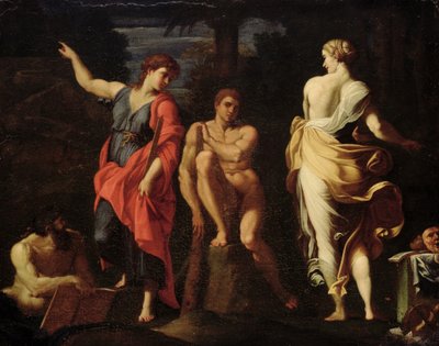 Hercule au carrefour - Annibale Copy Carracci