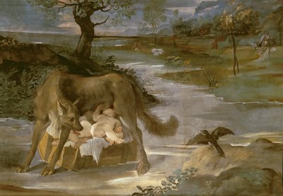 La Louve allaitant Romulus et Rémus, de l