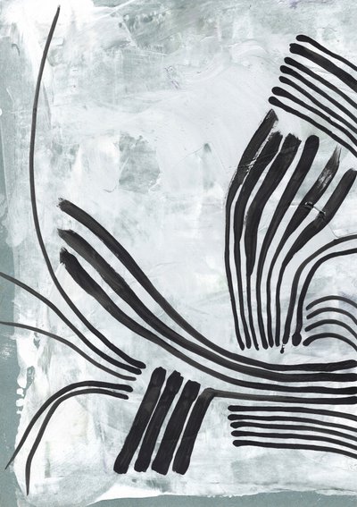 Lignes abstraites dynamiques - Annick