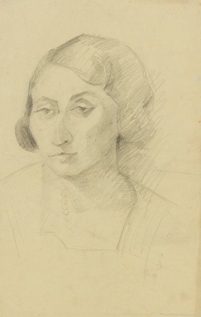 Portrait de dame - Anny Dollschein