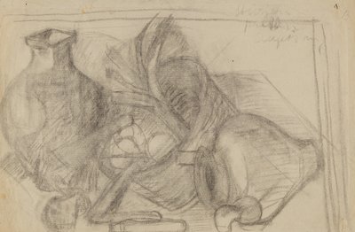 Nature morte avec cruches - Anny Dollschein