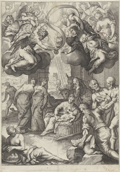 Adoration des bergers - Anonymous