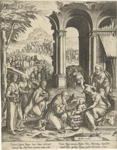 Adoration des rois mages - Anonymous
