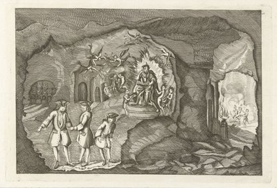 Arrivée de Daniël Raap en enfer, 1754 - Anonymous