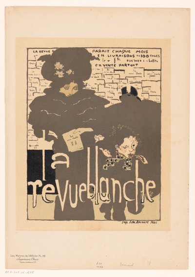 Publicité pour La Revue Blanche - Anonymous