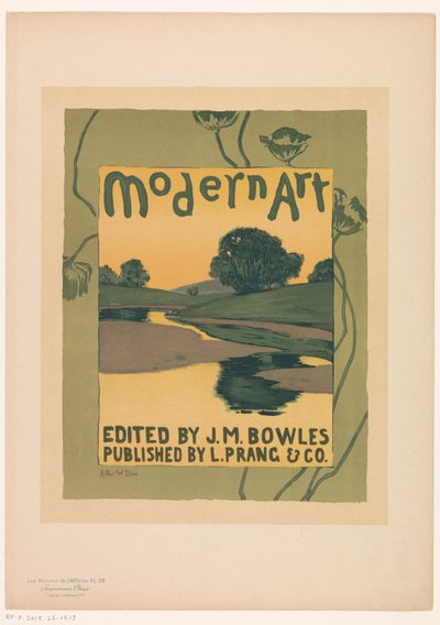Advertentie voor het tijdschrift Modern Art - Anonymous