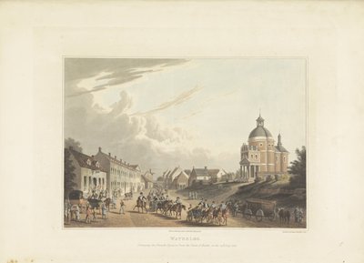 Transport des canons français par Waterloo - Anonymous