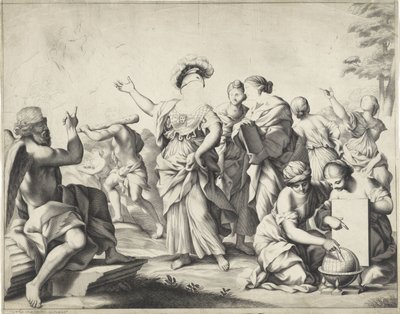 Allégorie avec Minerve - Anonymous