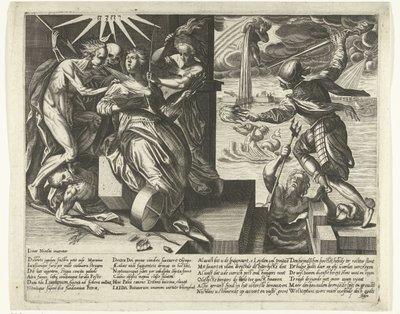 Allégorie de la détresse et du secours de Leyde, 1574 - Anonymous