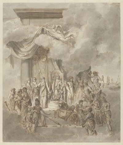 Allégorie sur le règne du roi Guillaume I, 1838 - Anonymous