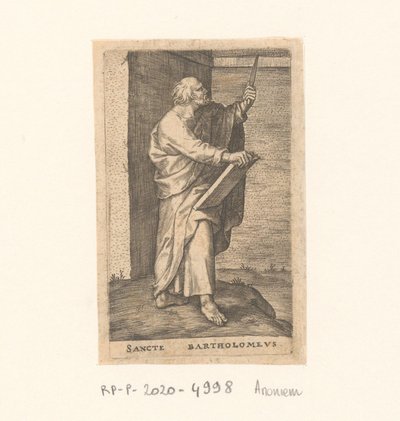 Apôtre Barthélemy, Sancte Bartholomeus (titre sur l