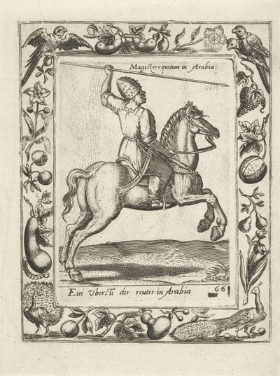 Chef arabe à cheval - Anonymous