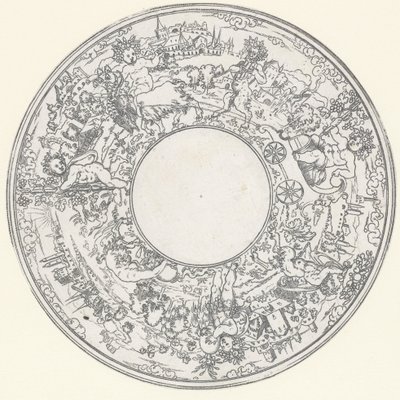 Bacchus rijdend in een bokkenwagen - Anonymous