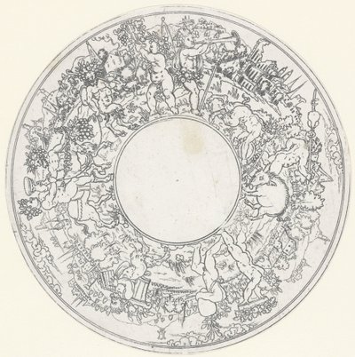 Bacchus chevauchant un âne - Anonymous