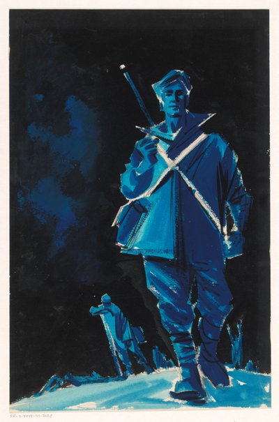 Conception de bande avec un homme en vêtements d