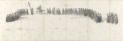 Funérailles du défunt roi Guillaume II à Delft le 4 avril 1849 - Anonymous