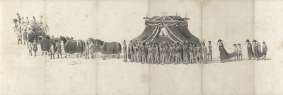 Funérailles du défunt roi Guillaume II à Delft le 4 avril 1849 (feuille 4) - Anonymous