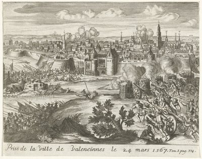 Siège de Valenciennes, 1567 Prise de la Ville de Valencinnes le 24 mars 1567 - Anonymous