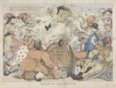 Caricature du col raide, vers 1600 - Anonymous