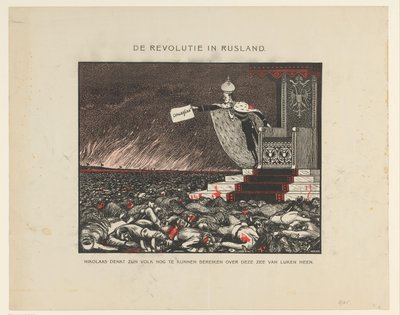 Répression sanglante par le tsar Nicolas II de la Révolution de 1905 - Anonymous