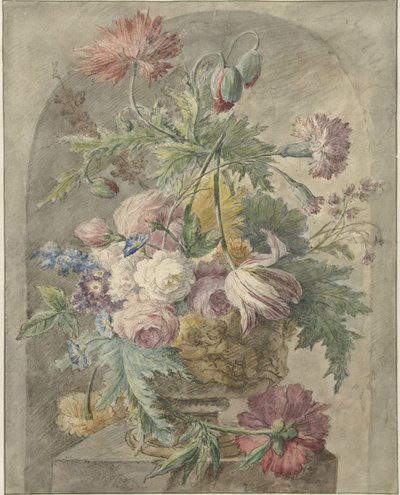 Fleurs dans un vase - Anonymous