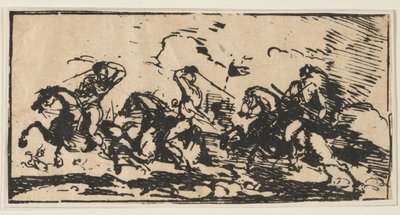 Bataille de cavalerie - Anonymous