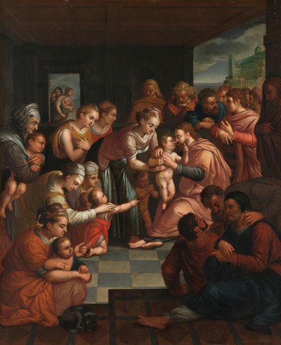 Le Christ bénissant les enfants - Anonymous