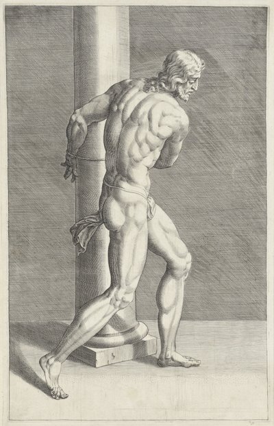 Christ à la colonne de la flagellation - Anonymous