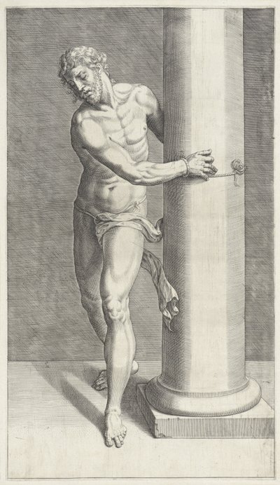 Christ à la colonne de la flagellation - Anonymous
