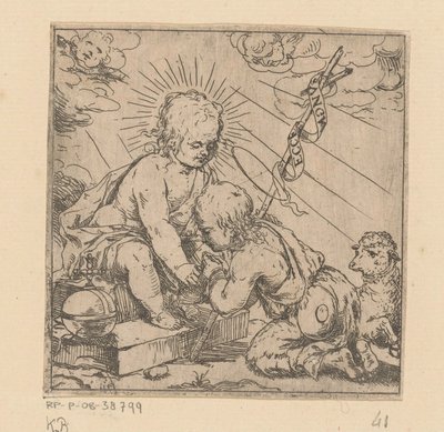 Christ et Jean-Baptiste - Anonymous