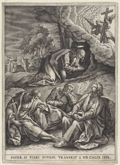 Christ dans le jardin de Gethsémani (série Scènes de la Passion du Christ) - Anonymous