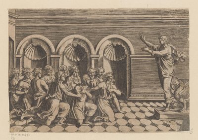 Le Christ parle aux apôtres - Anonymous