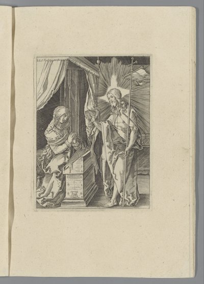 Le Christ apparaît à sa mère (La petite Passion) - Anonymous