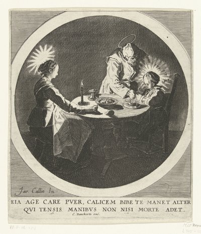 La Sainte Famille à table - Anonymous